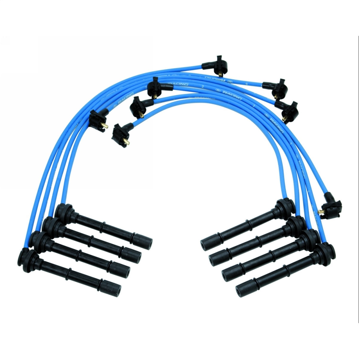 Ford Performance 9MM Spark Plug Wire Sets-"Ford Racing" — detail (FRPM-12259-C464)