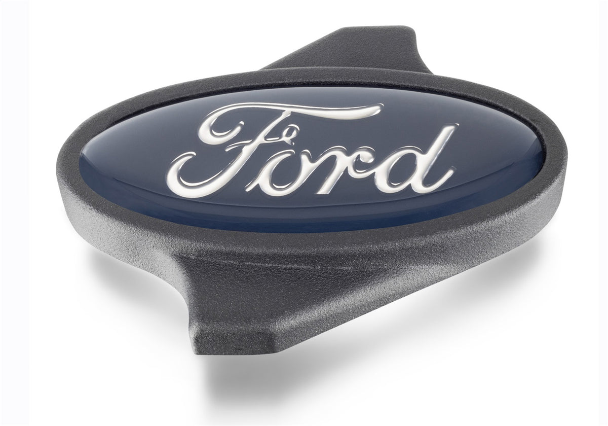 Ford Performance Black Finish Air Cleaner Nut: Ford Logo — detail (FRP302-334)