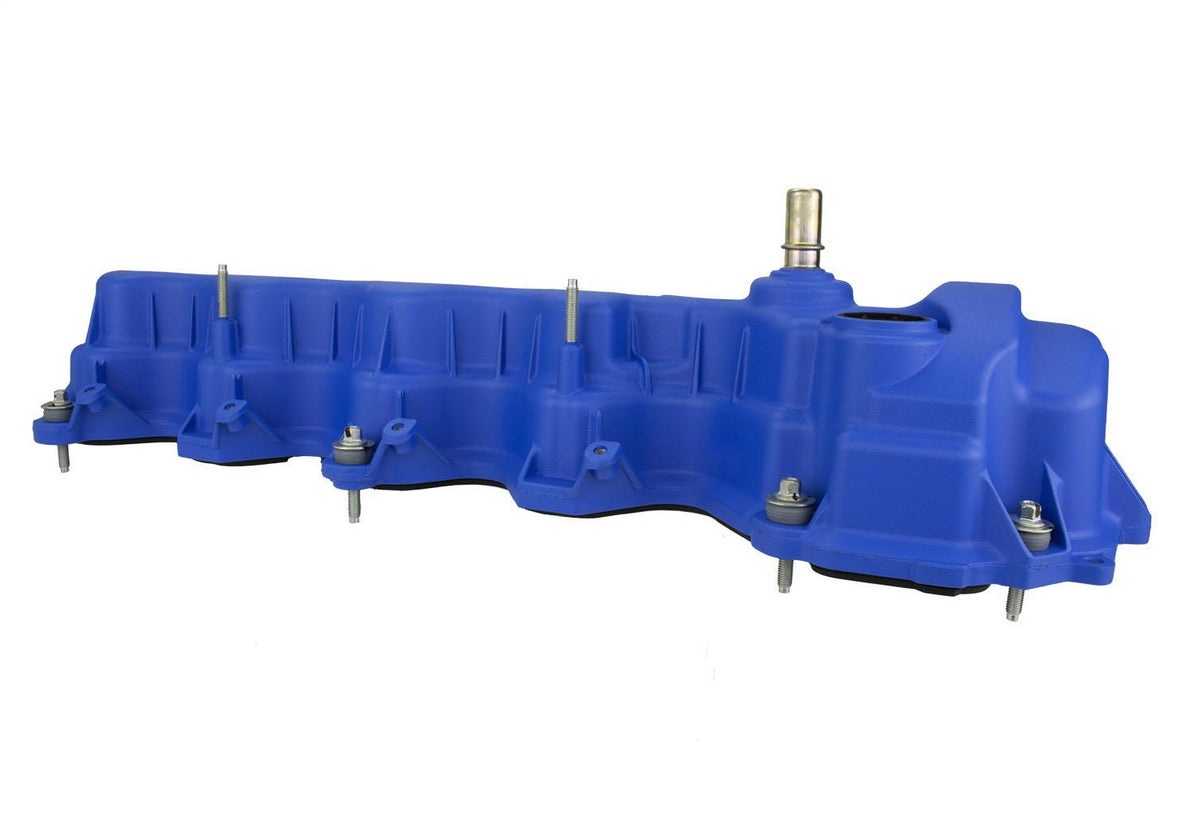 Ford Performance Blue Ford Racing Coated 3-Valve Cam Covers — additional view (FRPM-6582-FR3VBL)