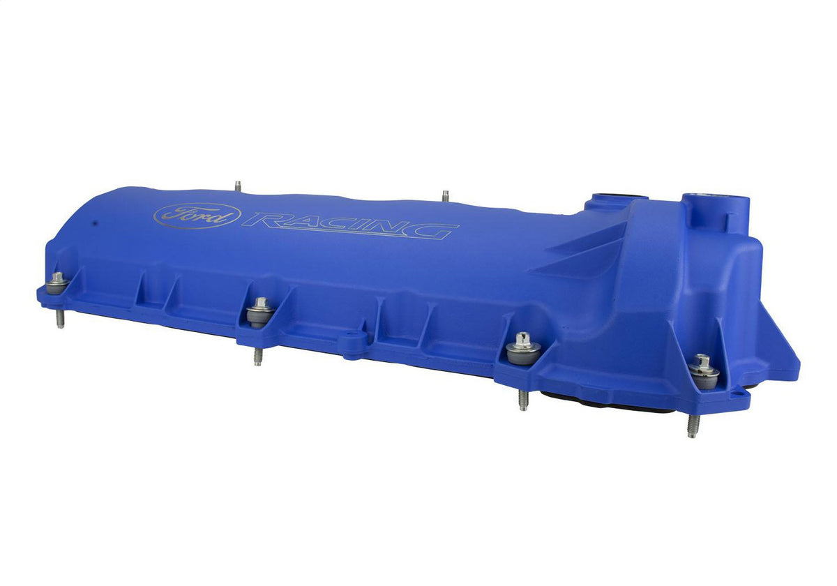 Ford Performance Blue Ford Racing Coated 3-Valve Cam Covers — additional view (FRPM-6582-FR3VBL)