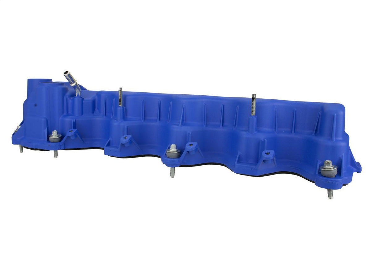 Ford Performance Blue Ford Racing Coated 3-Valve Cam Covers — additional view (FRPM-6582-FR3VBL)
