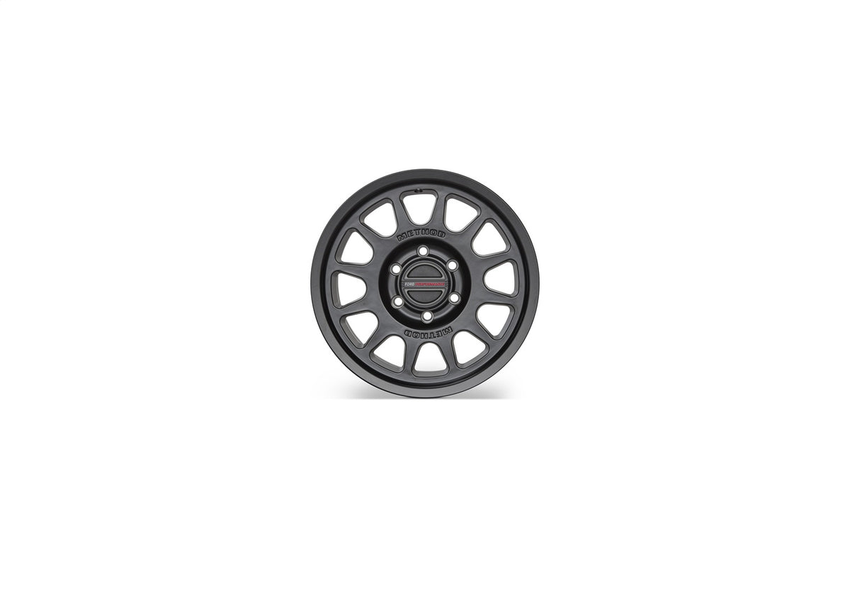 Ford Performance Bronco 17" X 8.5" Method Wheel + Center Cap-Black — alternate view (FRPM-1007K-M1785KMB)