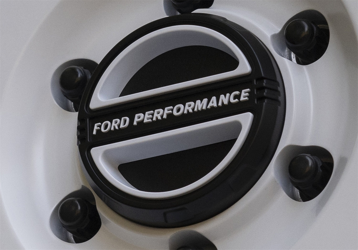 Ford Performance Bronco Method Center Cap-Oxford White (FRPM-1096-FPMW)