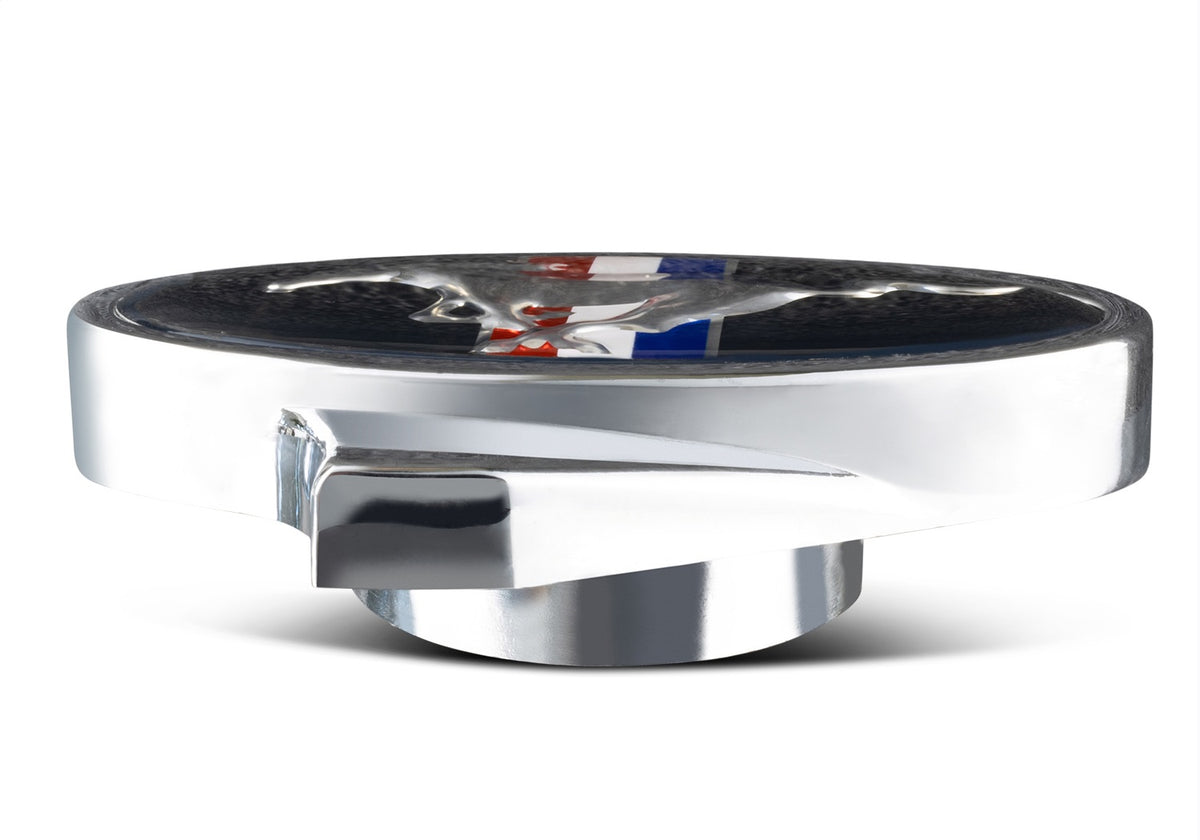 Ford Performance Chrome Air Cleaner Nut: Mustang Logo — additional view (FRP302-337)