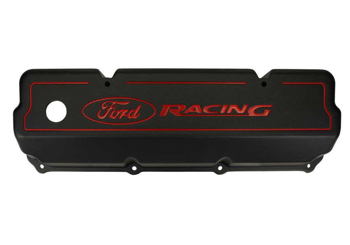 Ford Performance Cleveland Black Aluminum Valve Cover — detail (FRPM-6582-Z351B)