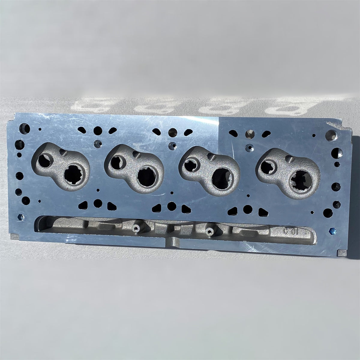 Ford Performance D3 Race Aluminum Cylinder Head-Cubed — alternate view (FRPM-6049-D3C)