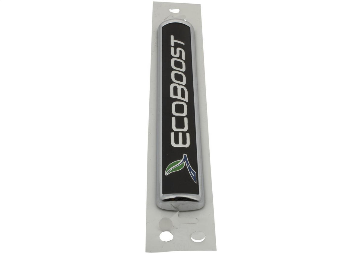 Ford Performance EcoBoost Emblems/Badges-Black And Silver-Pair — additional view (FRPM-1447-EBBLK)