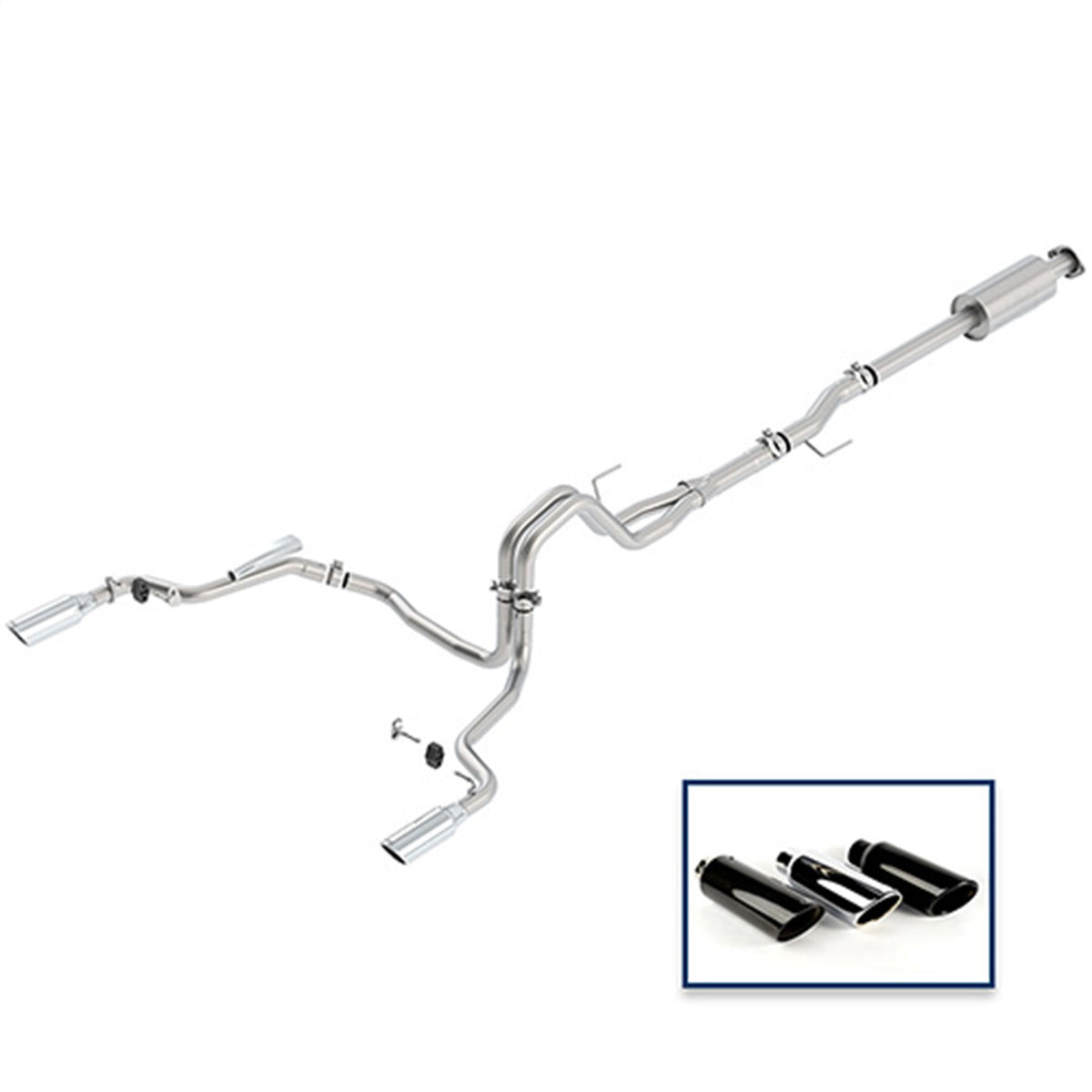 Ford Performance Extreme Cat-Back Exhaust System — alternate view (FRPM-5200-F1550DECA)