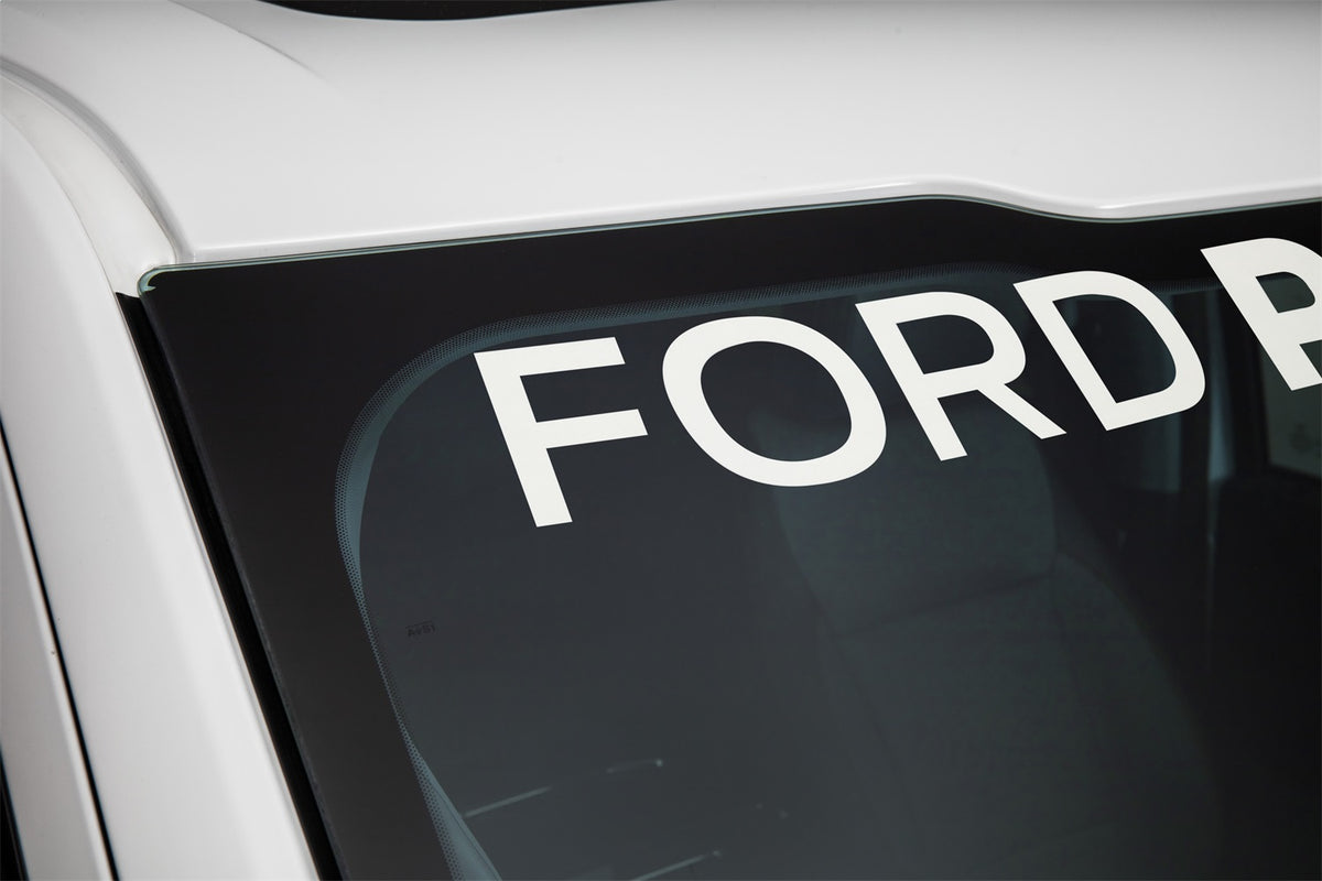 Ford Performance F-Series "Ford Performance" Windshield Banner — detail (FRPM-1820-F15A)