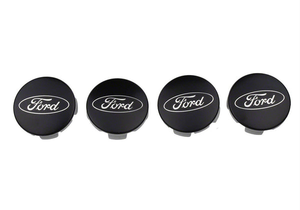 Ford Performance Ford Car Black And Chrome Wheel Center Cap Kit-Satin (FRPM-1096K-BCS)