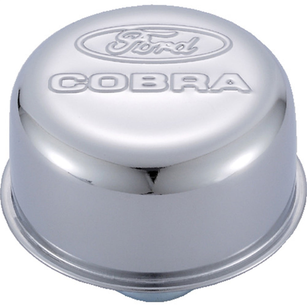 Ford Performance Ford Cobra Logo Air Breather Cap: Chrome (FRP302-225)