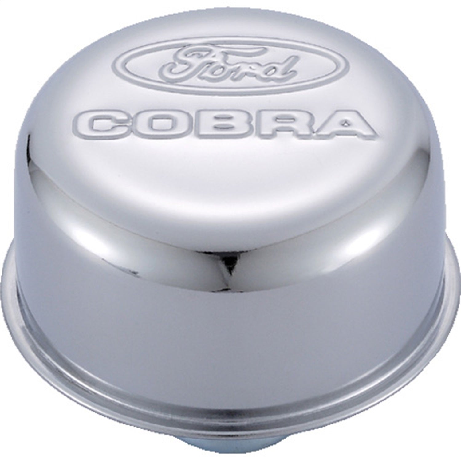 Ford Performance Ford Cobra Logo Air Breather Cap: Chrome (FRP302-225)