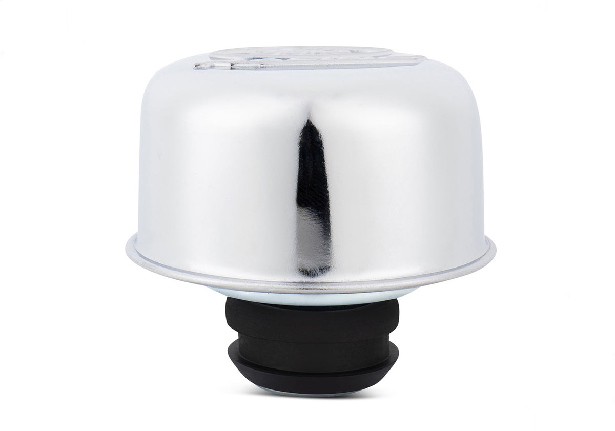 Ford Performance Ford Cobra Logo Air Breather Cap: Chrome — detail (FRP302-225)