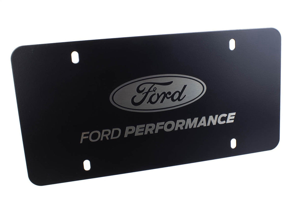 Ford Performance Ford Performance Black Stainless Steel Marque Plate — alternate view (FRPM-1828-LB)