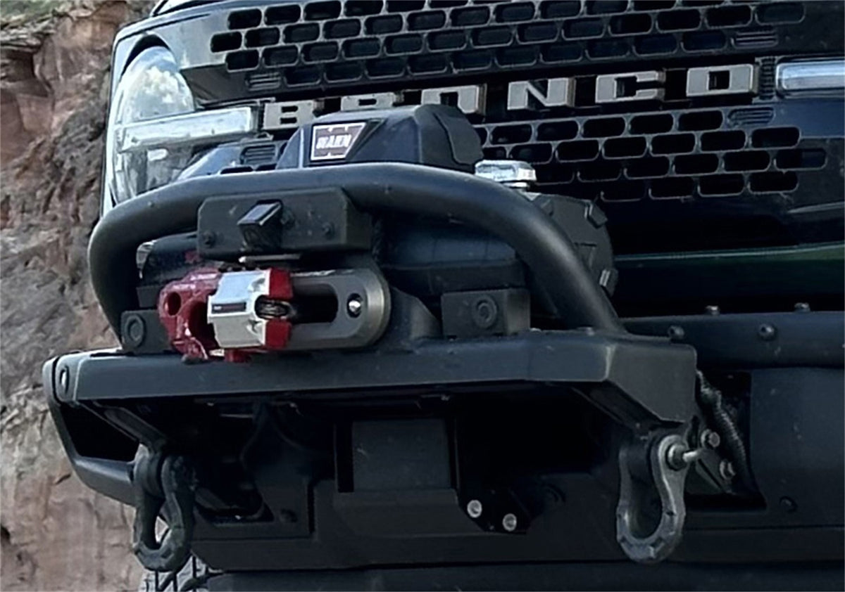 Ford Performance Ford Performance By Factor 55 Red Ultrahook — in use (FRPM-1821-UHR)