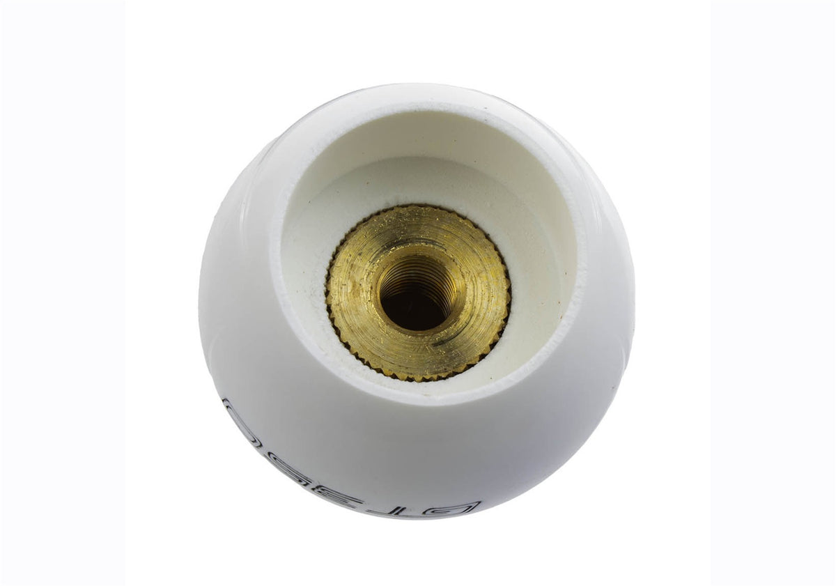 Ford Performance Ford Performance GT350 Shift Knob 6-Speed-White — in use (FRPM-7213-M8SW)