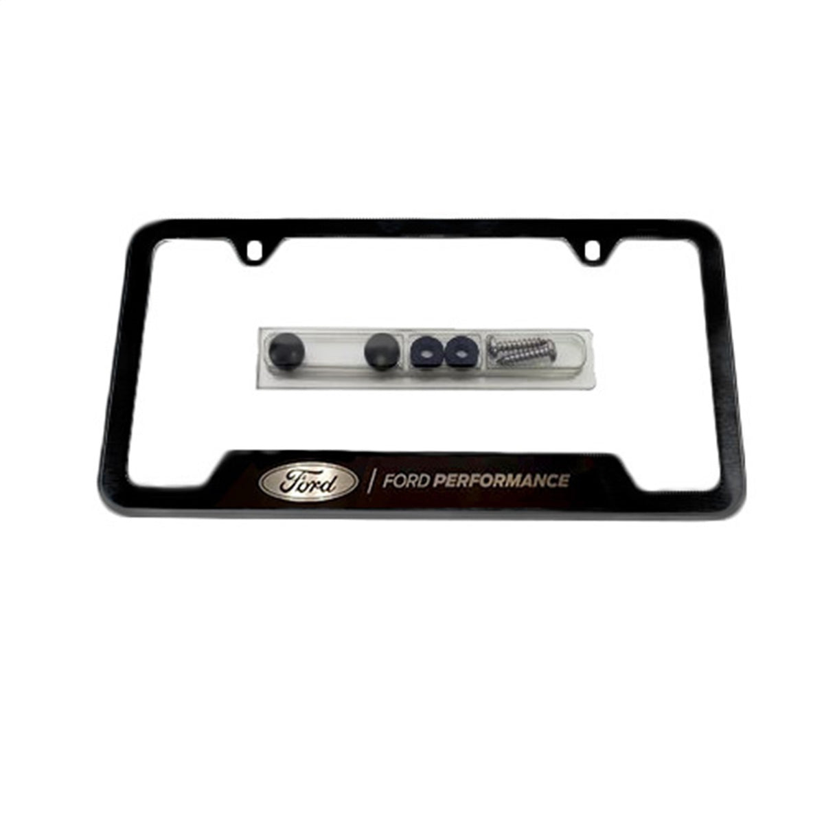 Ford Performance Ford Performance License Plate Frame-Black Stainless Steel (FRPM-1828-SS304BK)
