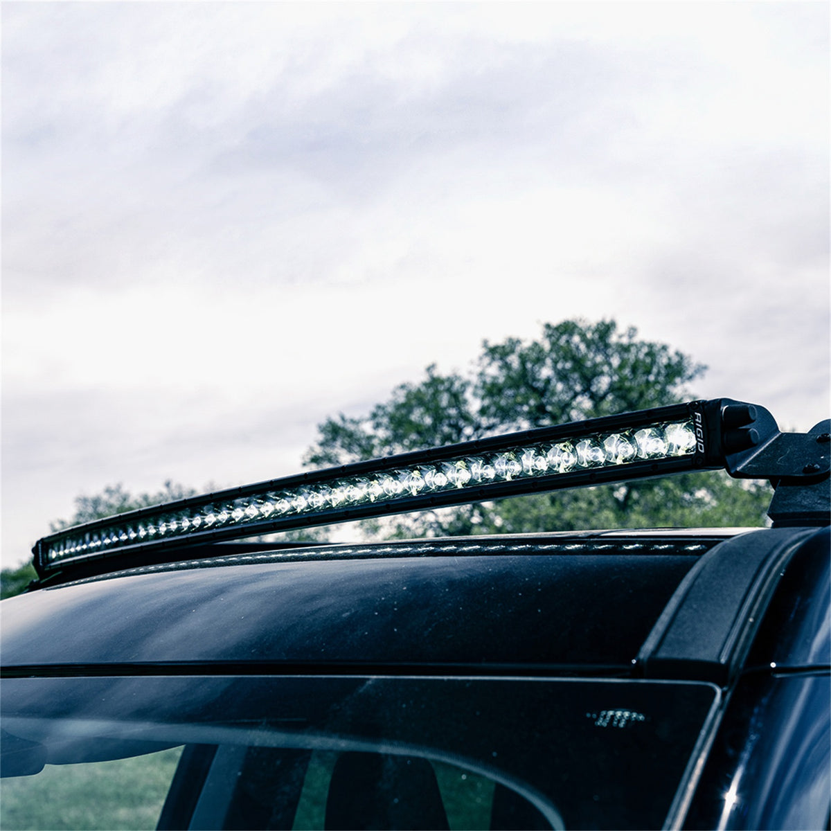 Ford Performance Ford Performance Parts By Rigid Bronco Sport Roof Off-Road Light Bar Kit — in use (FRPM-15200K-CXR)