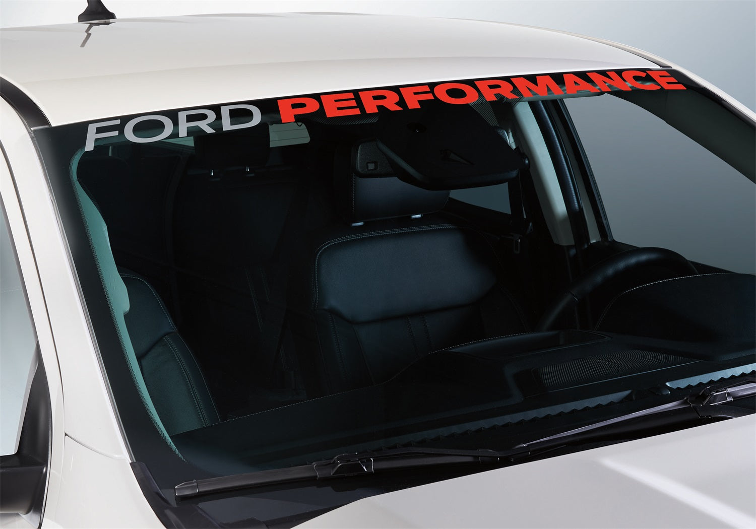 Ford Performance Ford Performance Ranger Windshield Banner-White/Red (FRPM-1820-RGR)