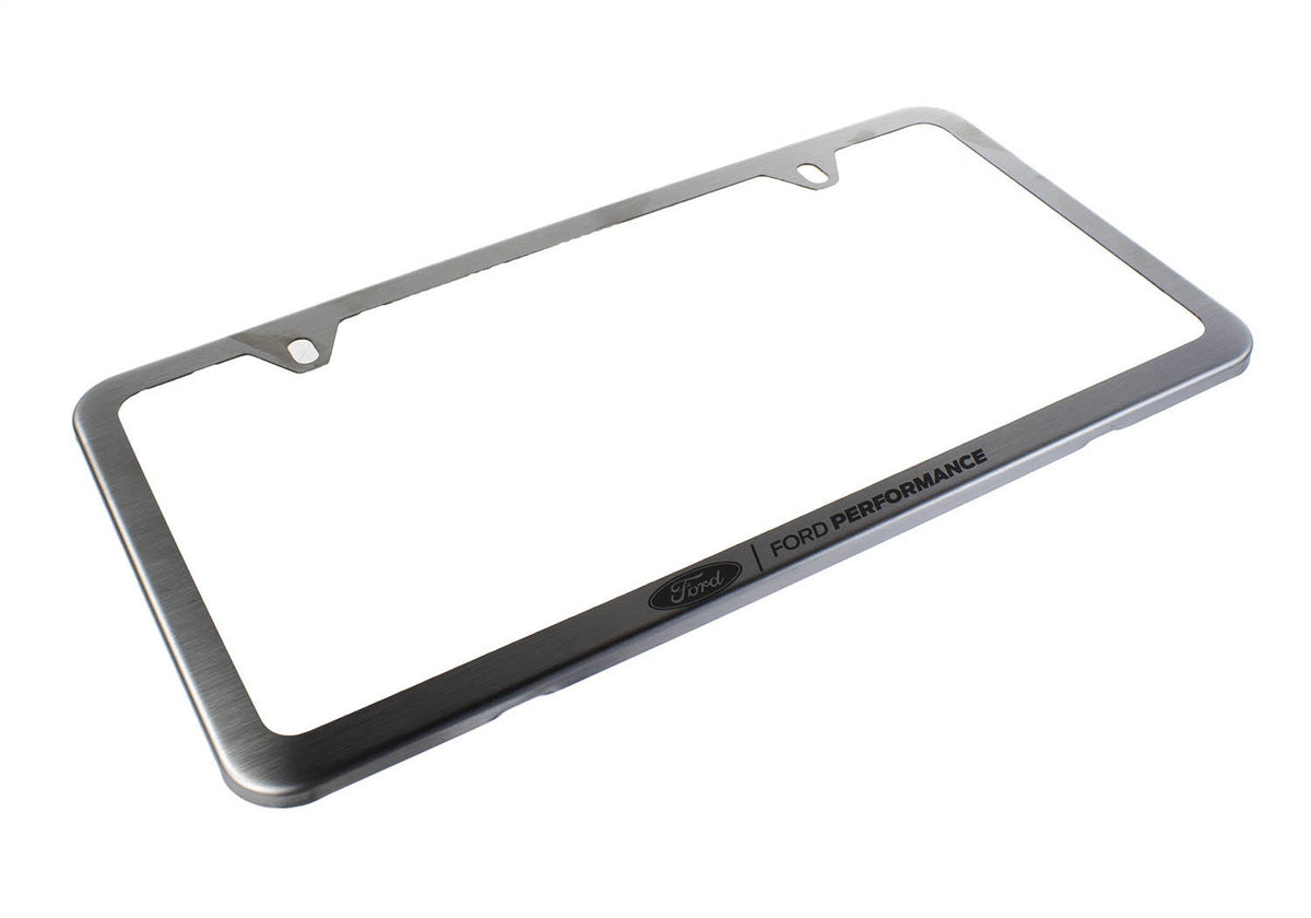 Ford Performance Ford Performance Slim License Plate Frame-Brushed Stainless Steel — alternate view (FRPM-1828-SSC)