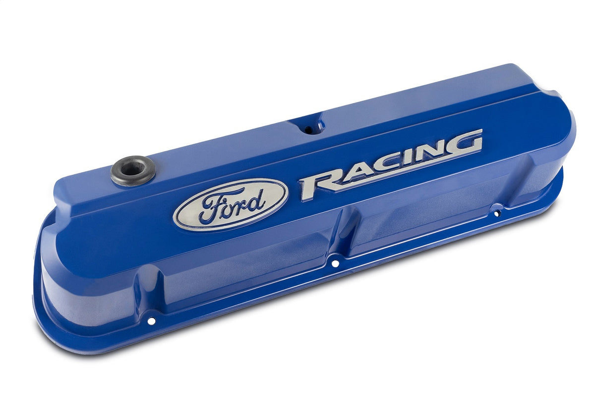 Ford Performance Ford Racing 289-351 Slant Edge Valve Cover Blue — alternate view (FRP302-136)