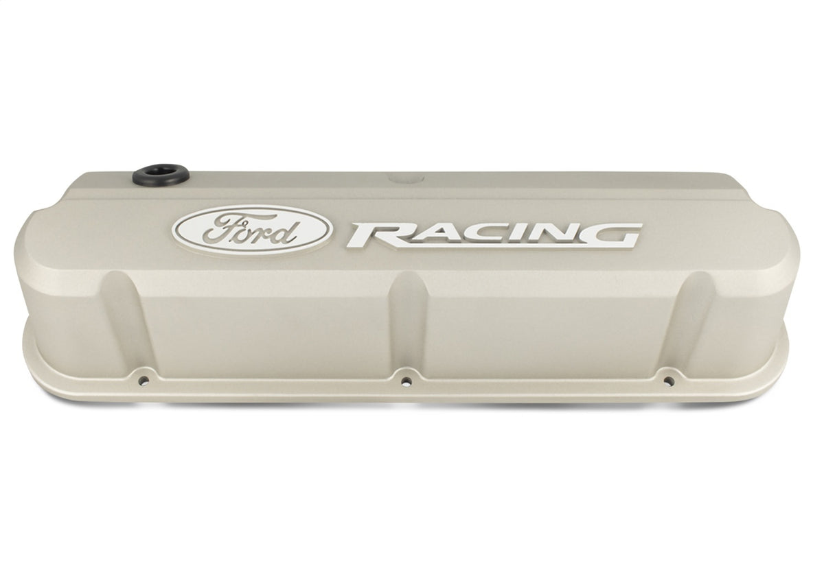 Ford Performance Ford Racing 289-351 Slant Edge Valve Cover Gray — detail (FRP302-137)