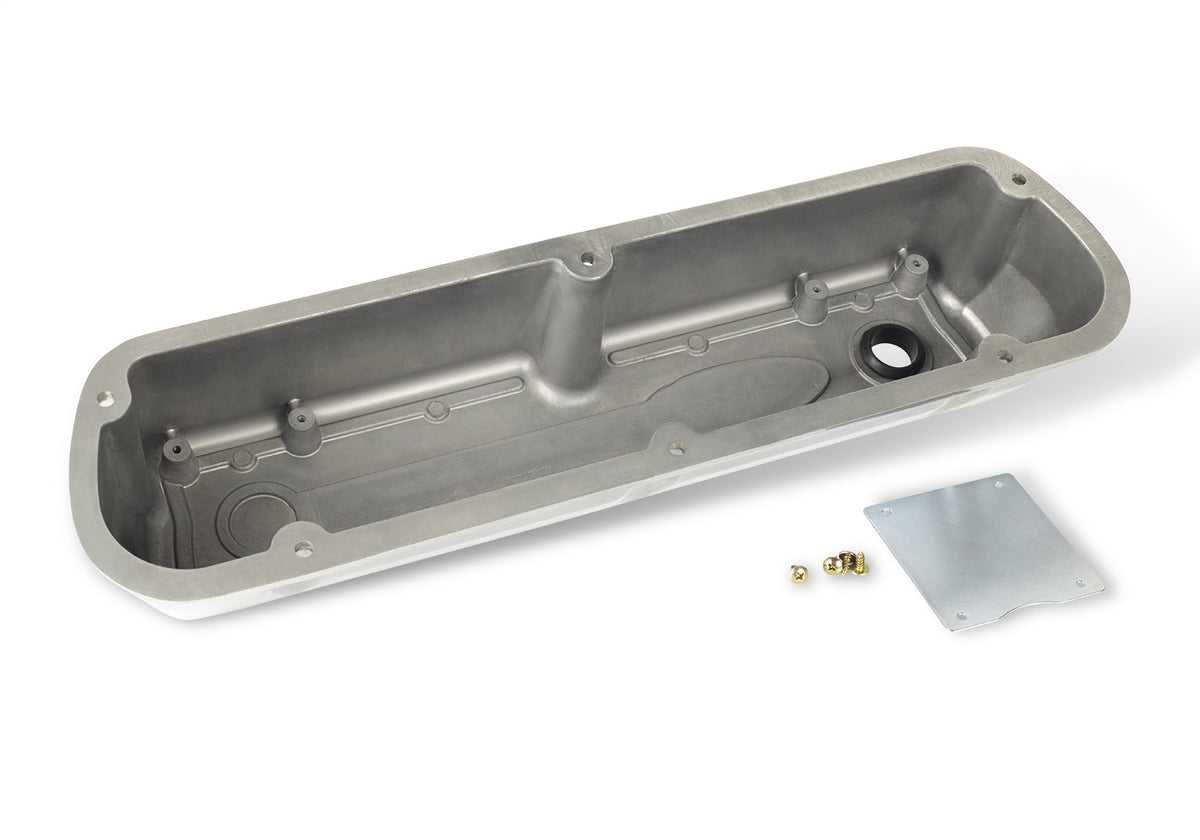 Ford Performance Ford Racing 289-351 Slant Edge Valve Cover Gray — in use (FRP302-137)