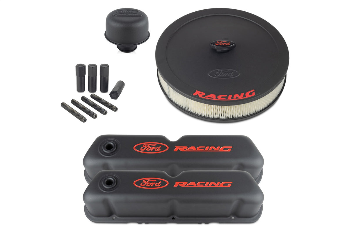 Ford Performance Ford Racing Complete Dress Up Kit, Black Crinkle Finish — alternate view (FRP302-500)