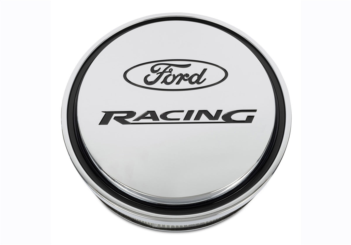 Ford Performance Ford Racing Slant Edge Air Cleaner Chrome — in use (FRP302-384)