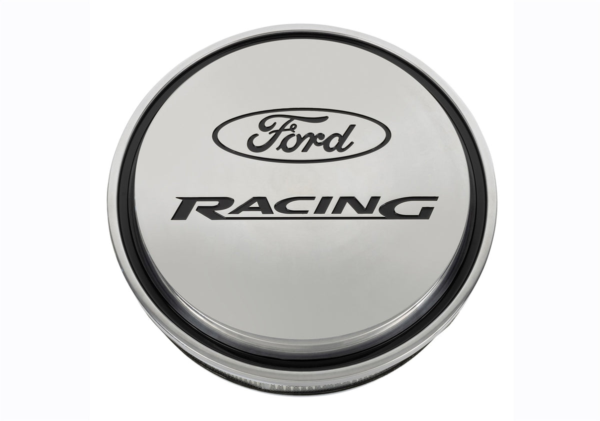 Ford Performance Ford Racing Slant Edge Air Cleaner Polished — in use (FRP302-383)