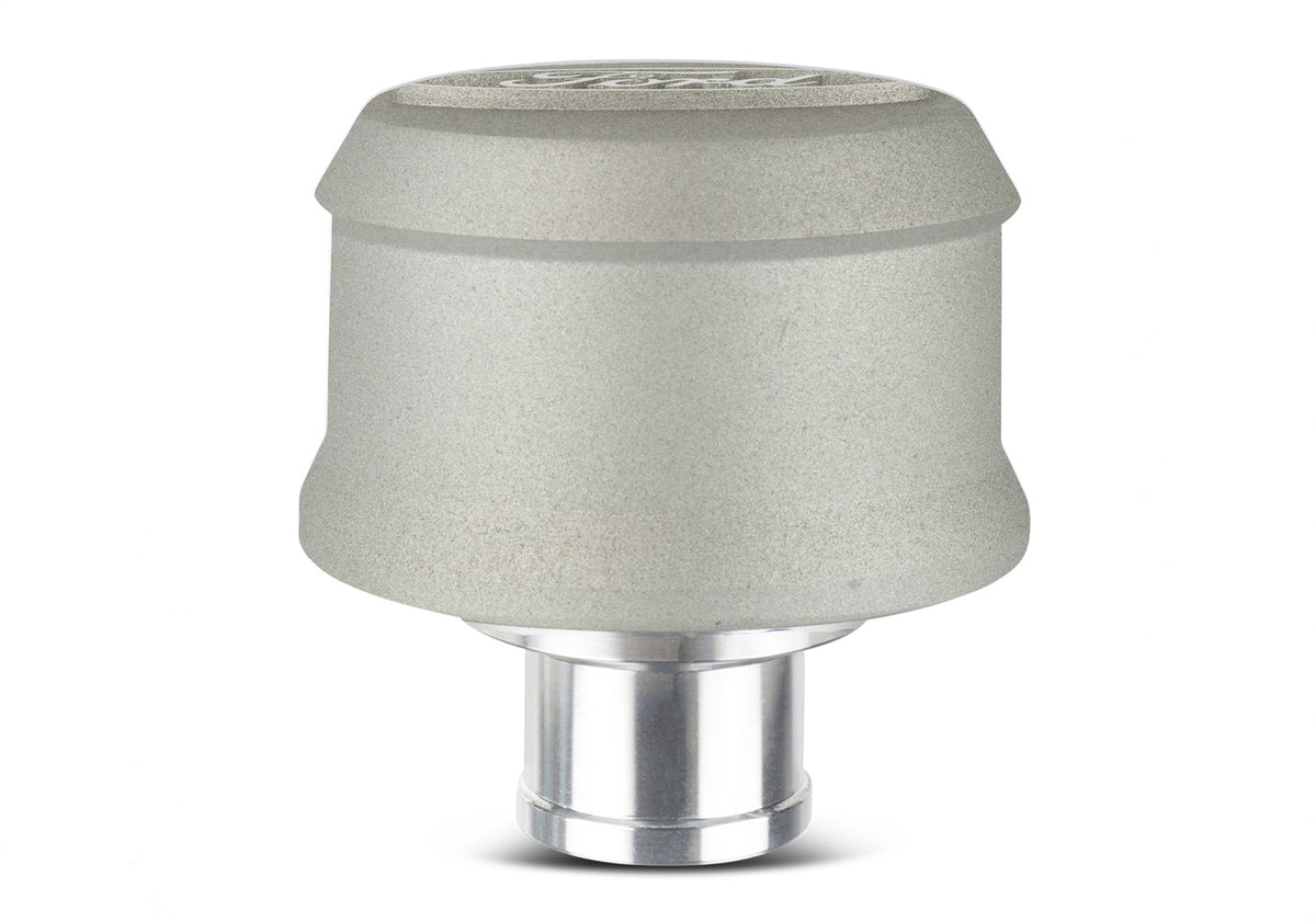 Ford Performance Ford Slant Edge Breather-Gray — detail (FRP302-437)