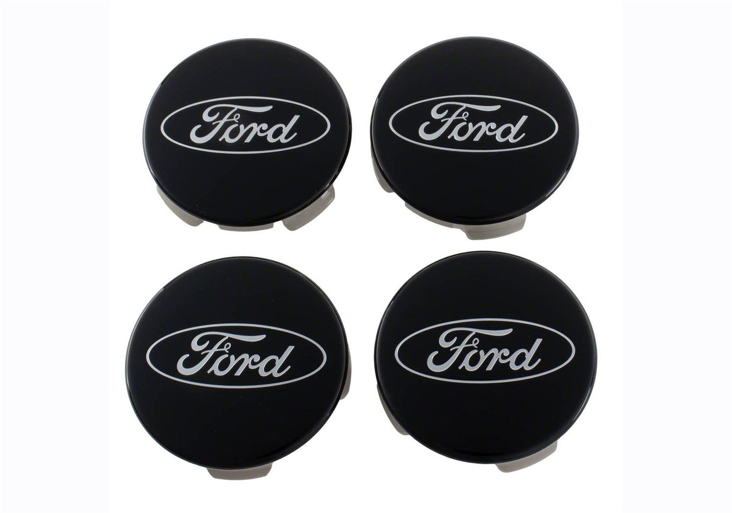 Ford Performance Ford Truck/SUV Black And Chrome Wheel Center Cap Kit (FRPM-1096K-BCT)