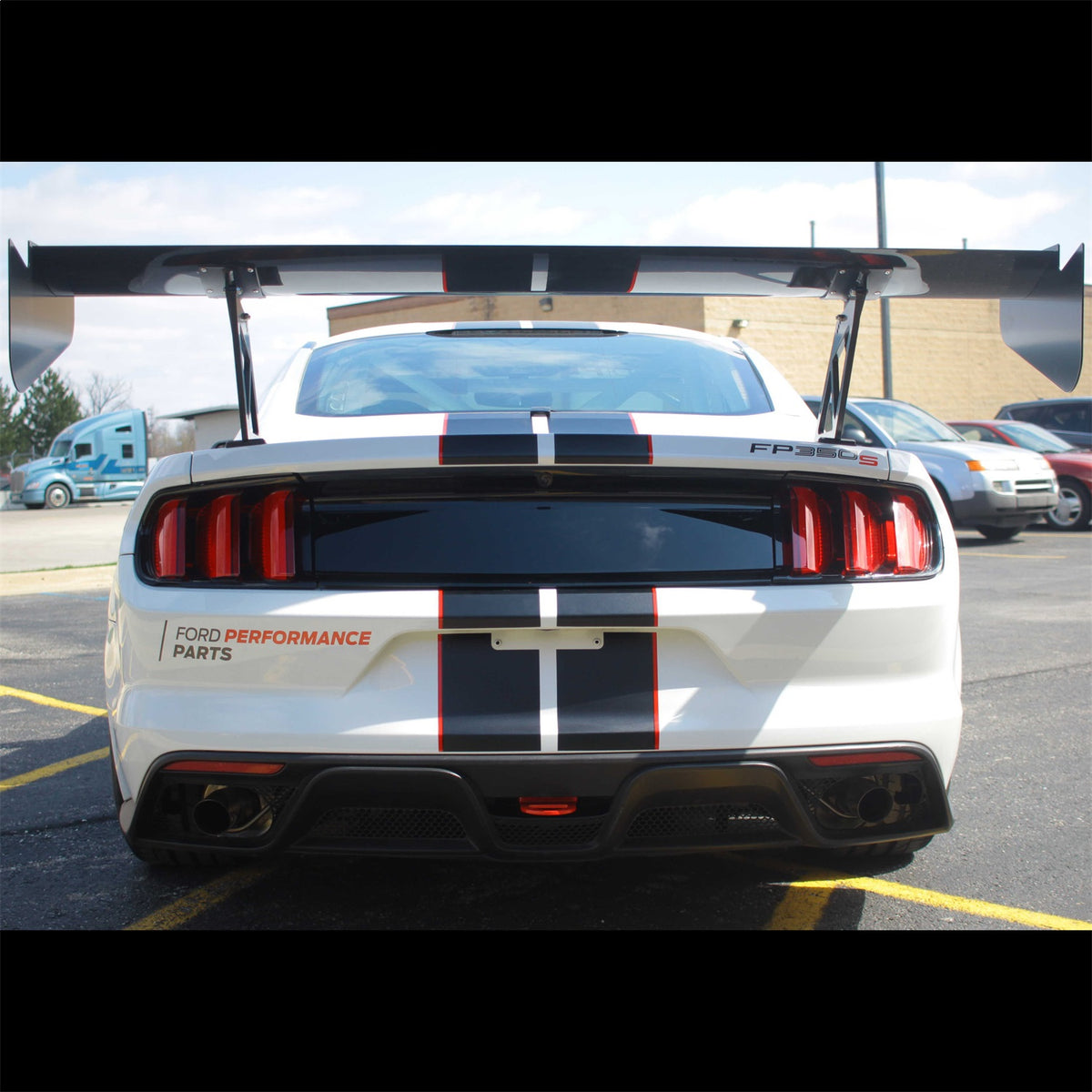 Ford Performance FP350S Rear Wing Kit — alternate view (FRPM-17839-FP350S)