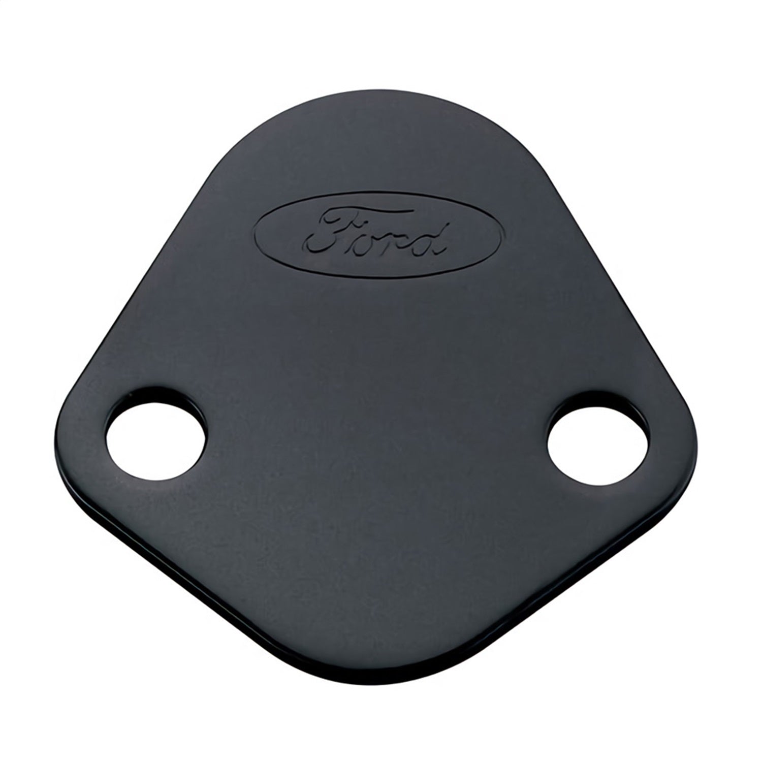 Ford Performance Fuel Pump Block Off Plate, Black Crinkle Finish With Ford Oval (FRP302-291)
