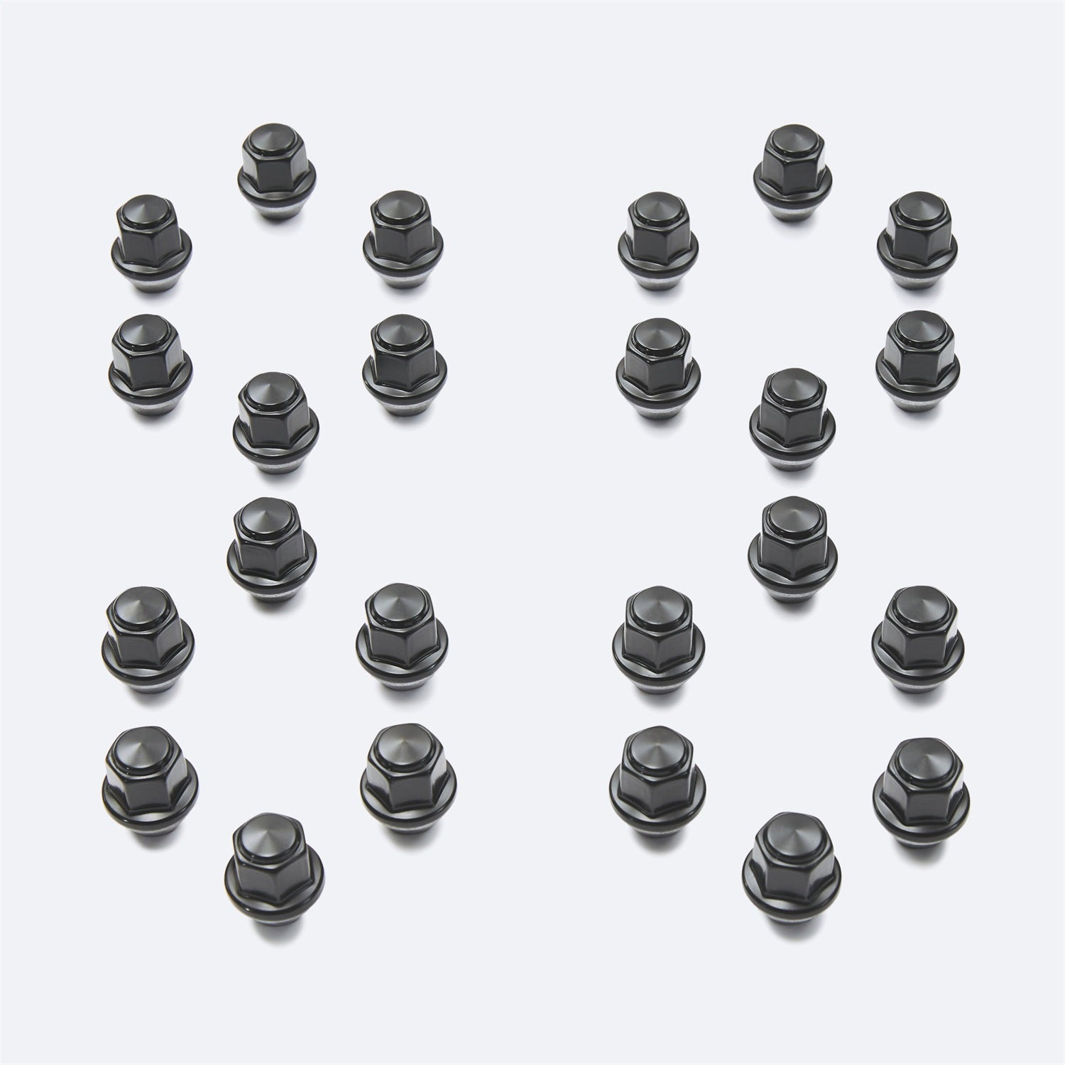 Ford Performance M12 X 1.5 Black Lug Nut Vehicle Kit of 24 (FRPM-1012K-BR)