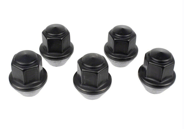Ford Performance M12 X 1.5 Black Lug Nut Wheel Kit of 5 (FRPM-1012-BSB)