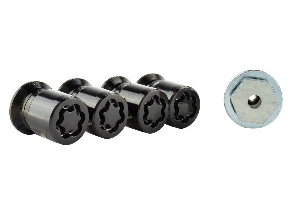 Ford Performance M12 X 1.5 Black Security Lug Nut Kit of 4 — detail (FRPM-1A043-B)