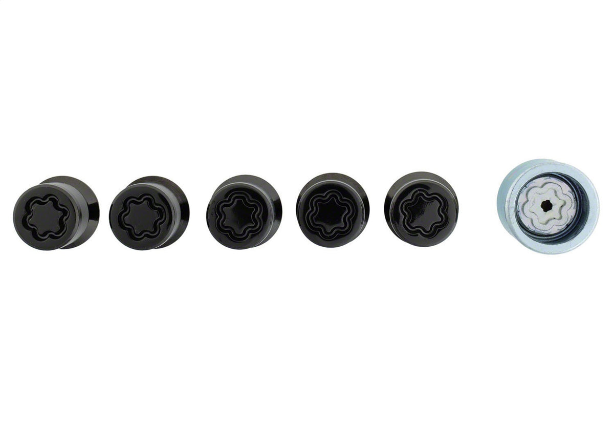 Ford Performance M12X1.5 Black Security Lug Nut Kit of 5 — additional view (FRPM-1A043-B5)