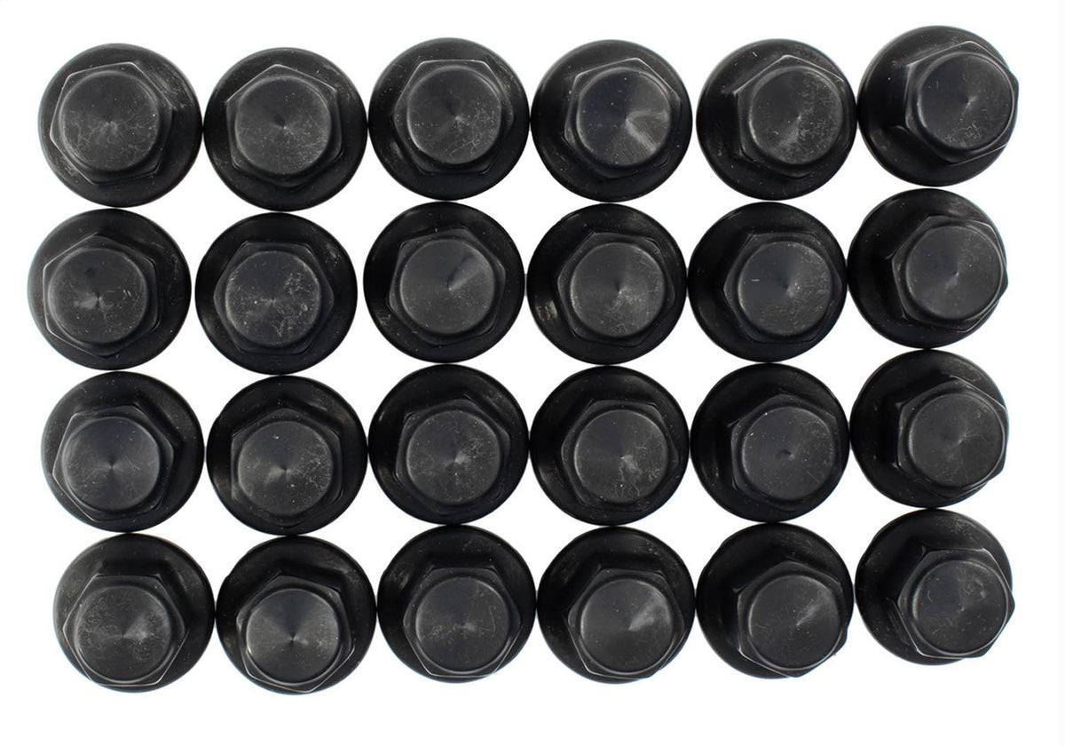 Ford Performance M14 X 1.5 Black Lug Nut Vehicle Kit of 24 — detail (FRPM-1012K-F15B)
