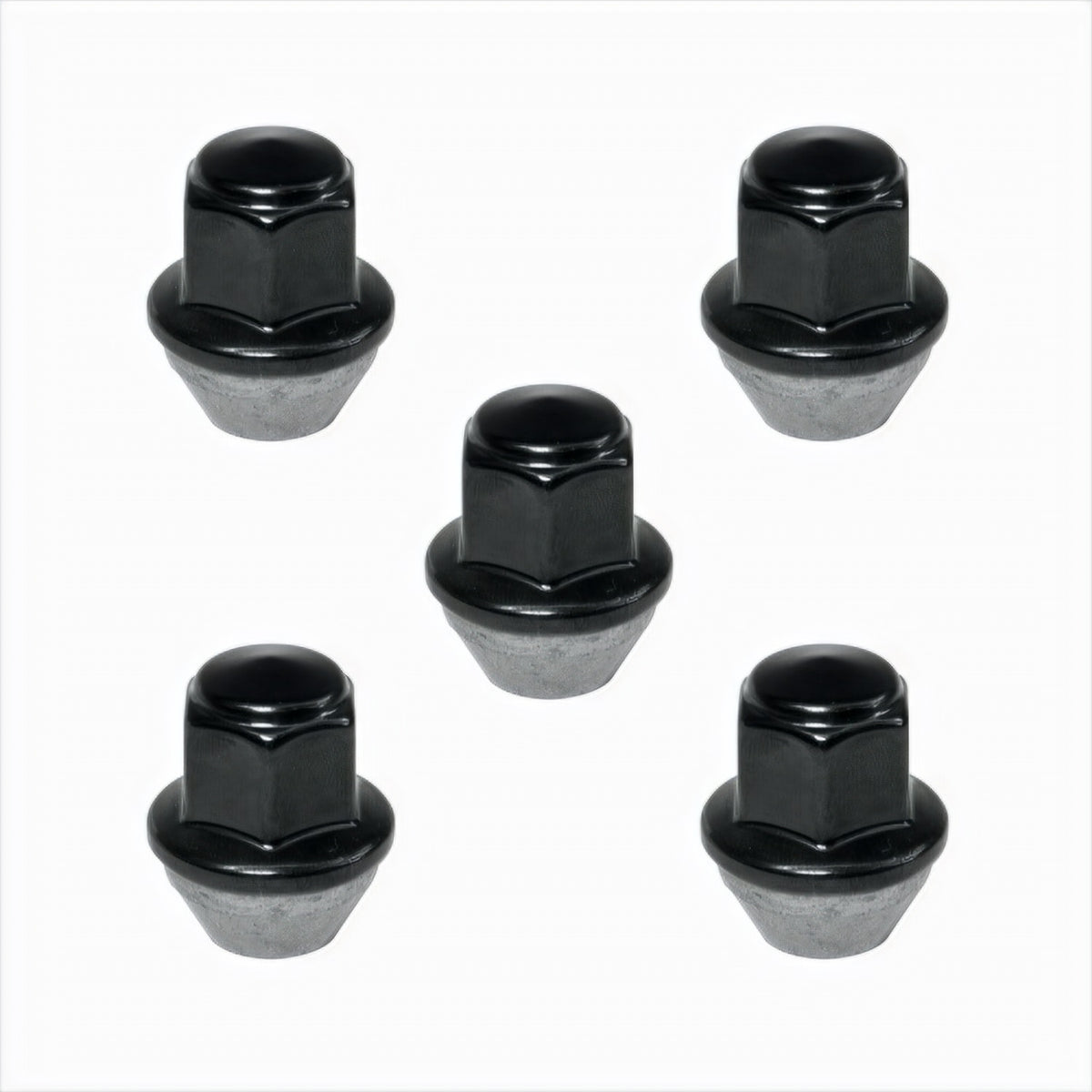 Ford Performance M14 X 1.5 Black Lug Nut Wheel Kit of 5 (FRPM-1012-MB)
