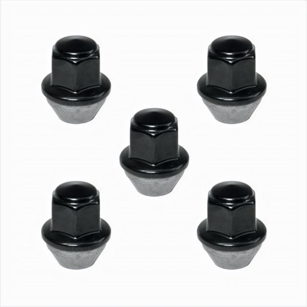 Ford Performance M14 X 1.5 Black Lug Nut Wheel Kit of 5 (FRPM-1012-MB)