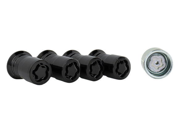Ford Performance M14 X 1.5 Black Security Lug Nut Kit of 4 (FRPM-1A043-A)