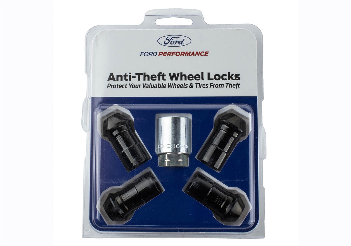Ford Performance M14 X 1.5 Black Security Lug Nut Kit of 4 — additional view (FRPM-1A043-A)