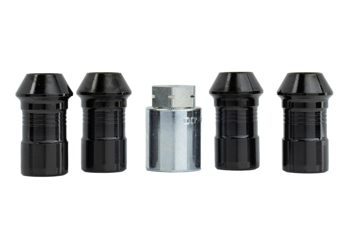 Ford Performance M14 X 1.5 Black Security Lug Nut Kit of 4 — detail (FRPM-1A043-A)