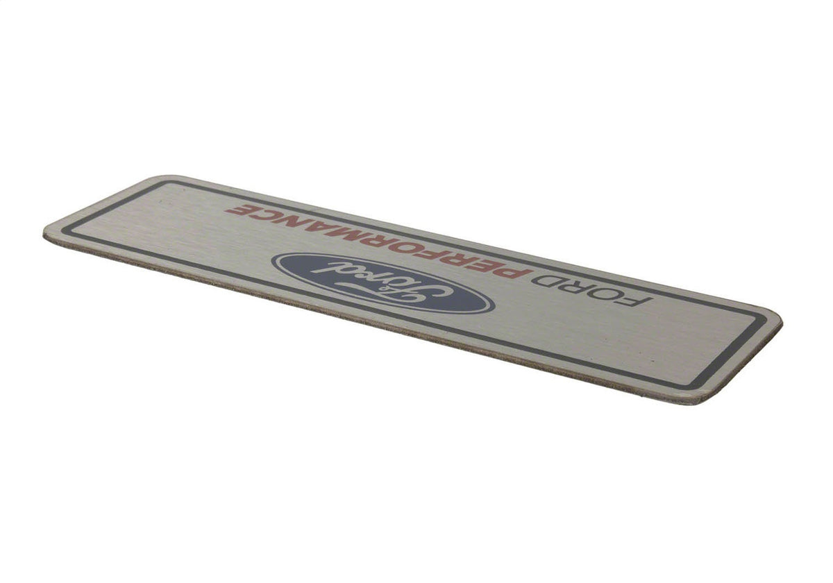 Ford Performance Mustang "Ford Performance" Dash Emblem — additional view (FRPM-1447-A)