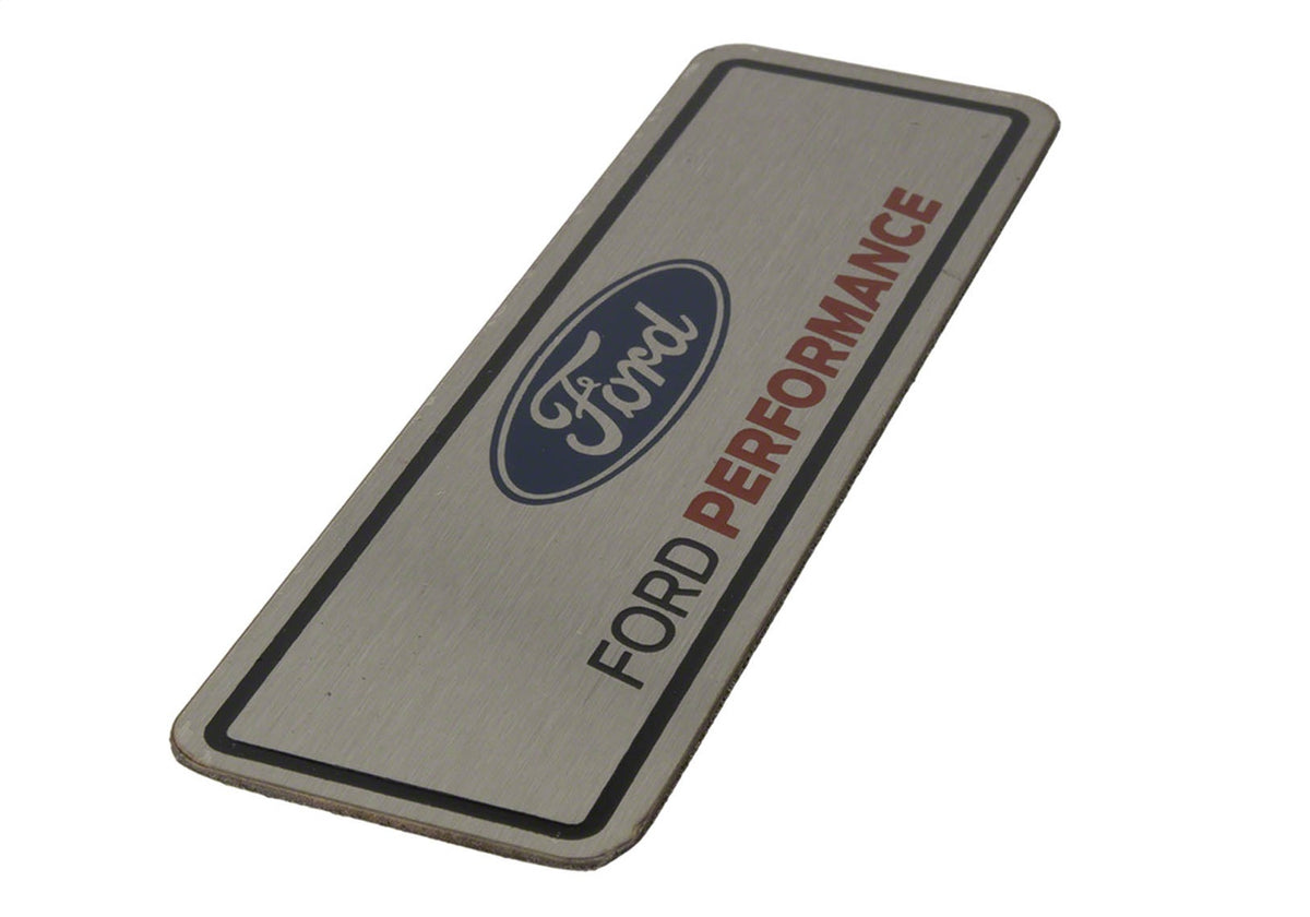Ford Performance Mustang "Ford Performance" Dash Emblem — additional view (FRPM-1447-A)