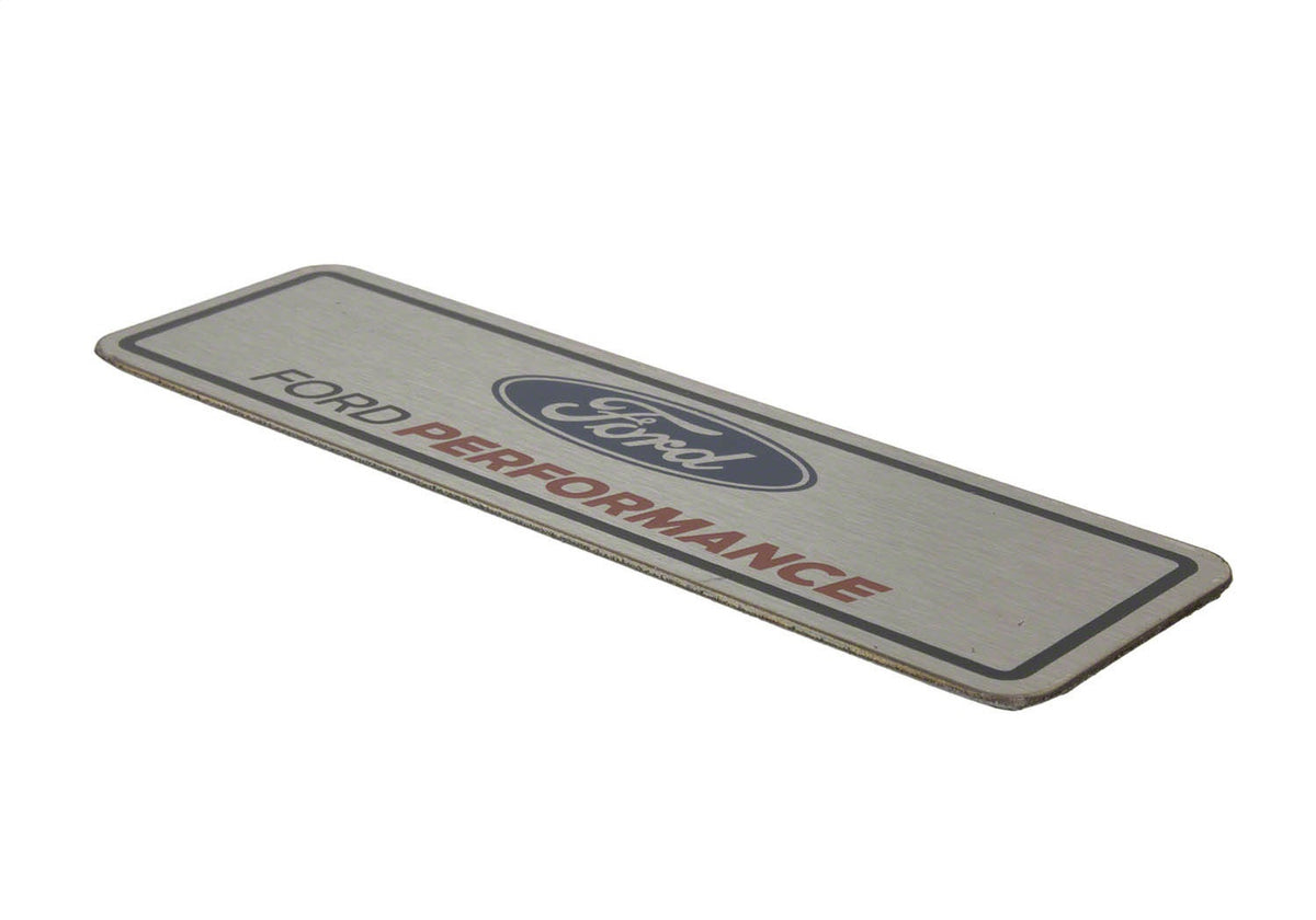 Ford Performance Mustang "Ford Performance" Dash Emblem — detail (FRPM-1447-A)