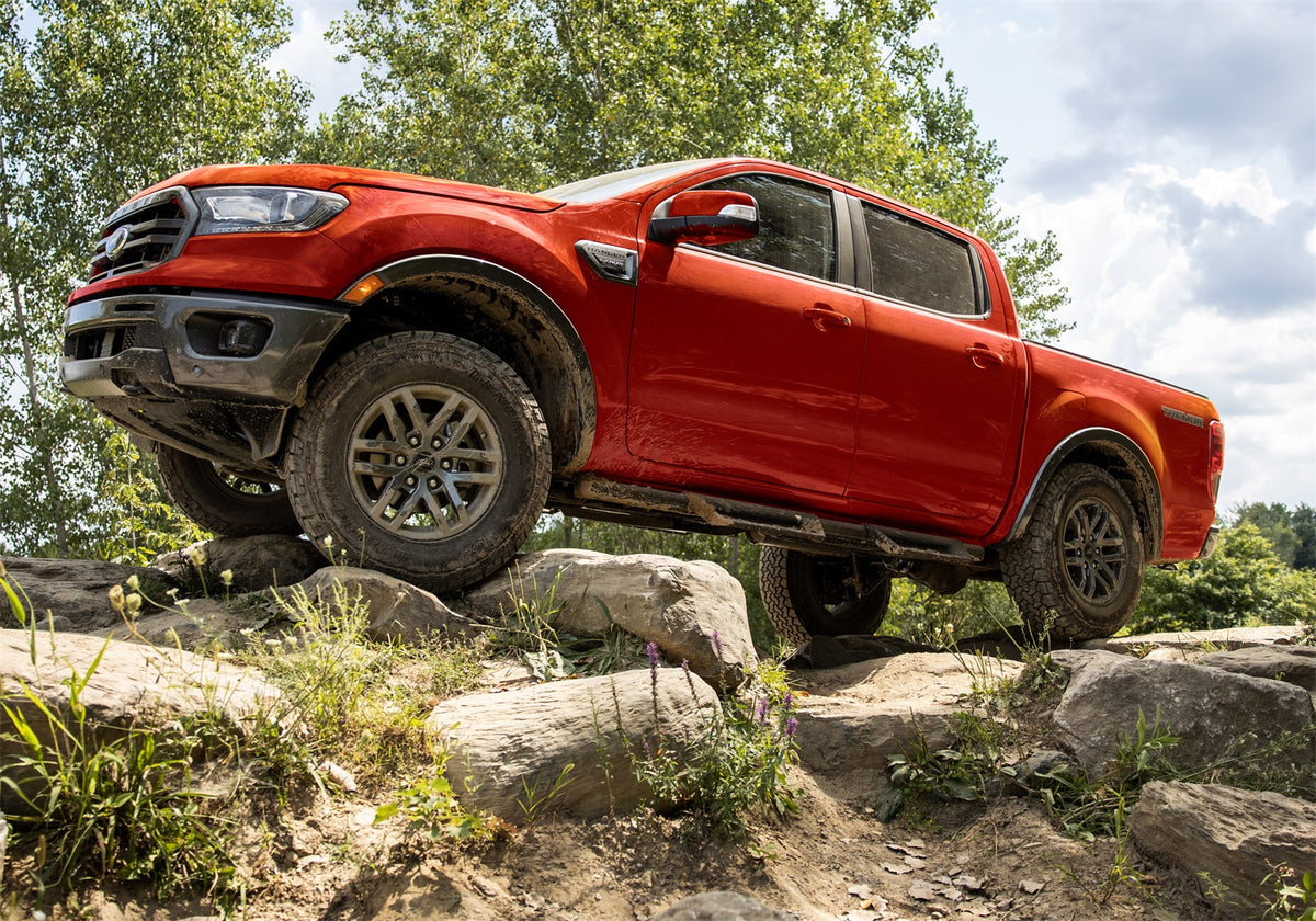 Ford Performance Ranger Off-Road Hoop Steps — alternate view (FRPM-16450-RTS)