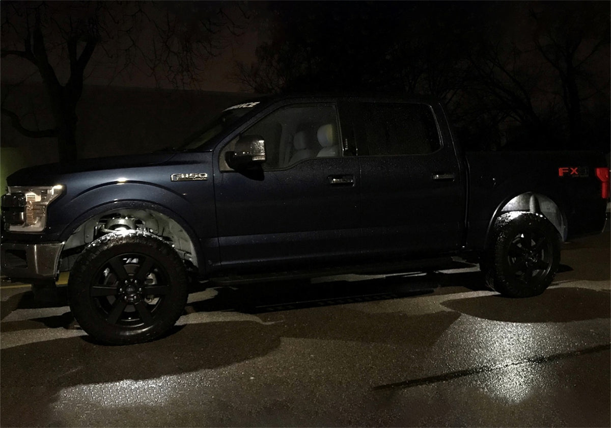 Ford Performance Rigid Off-Road Under Body/Rock Light Kit-White — alternate view (FRPM-15200-RUN)