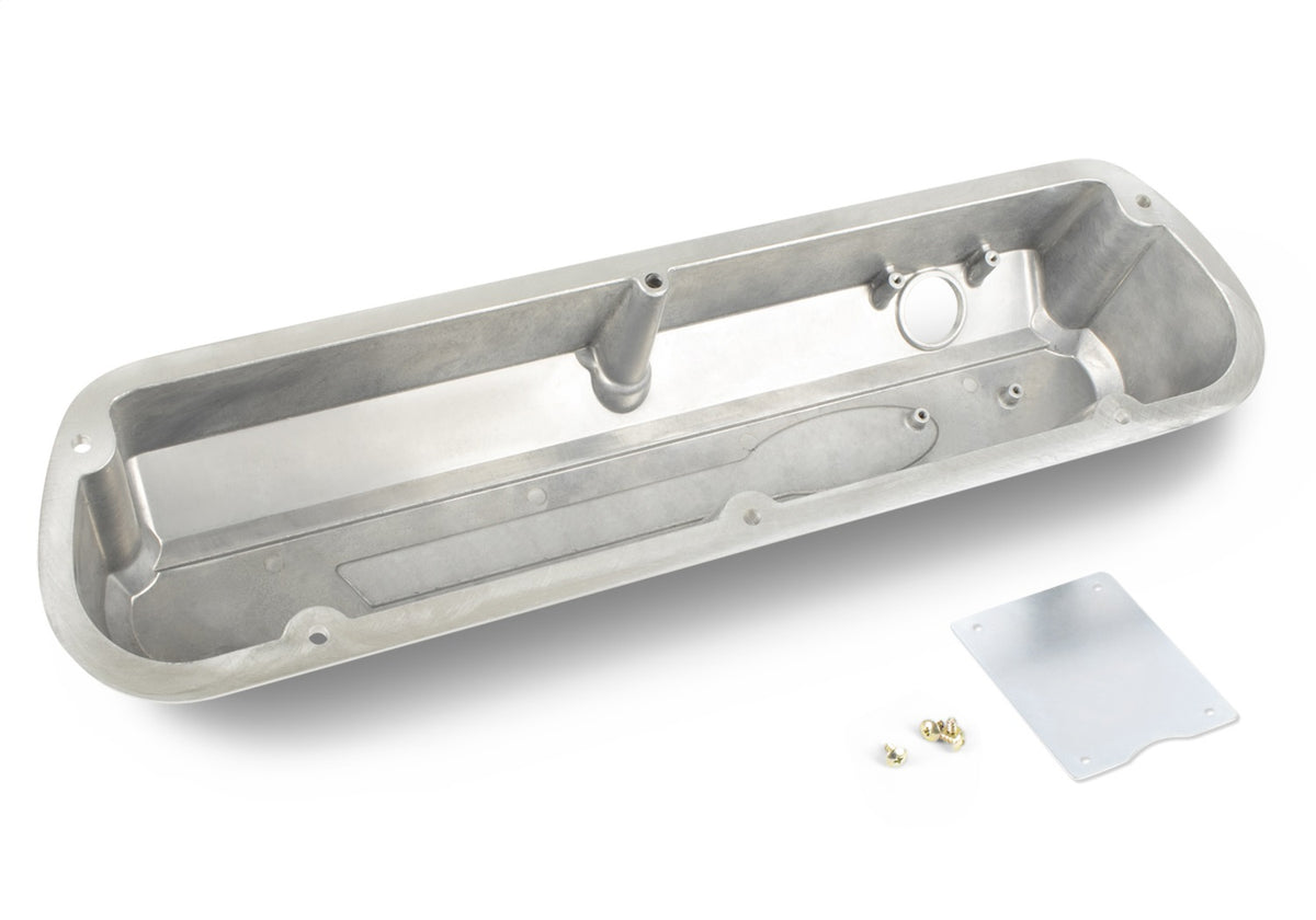 Ford Performance Slant Edge Valve Covers, Bare With Ford Racing Logo-Ready For Finishing — in use (FRP302-146)